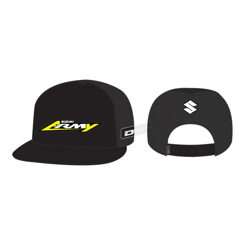 DCOR - DCOR Suzuki RM Army Hat - 70-135-1 - Black - OSFM