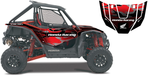 DCOR - DCOR Graphic Kit - Honda Racing, Camo (2-Door) - 20-10-001