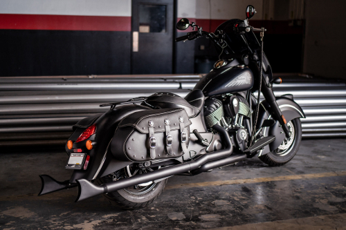Freedom Performance - Freedom Performance True Dual Header Exhaust System with Sharktails - Black - IN00048