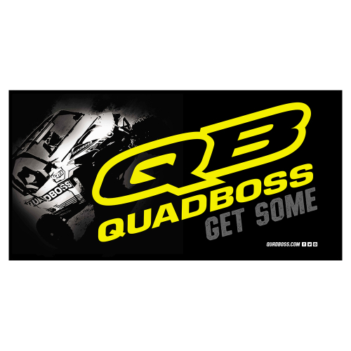 QuadBoss - QuadBoss UTV Banner - 94in. x 47in. - 155609