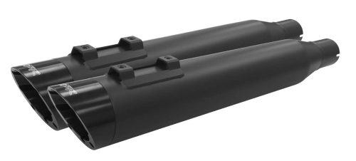 Two Brothers Racing - Two Brothers Racing Slash End Cap Slip-On System - Black/Black - 005-4560499D-BS