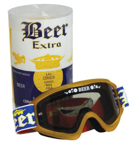 Beer Optics - Beer Optics Beer Optics Goggles - 067-06-813 - Cerveza/Liquid Yellow/Smoke Lens