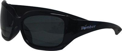 Bomber - Bomber Sugar-Bomb Floating Sunglasses - SG101 - Gloss Black/Smoke Lens