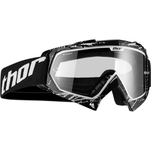 Thor - Thor Enemy Splatter Youth Goggles - 2601-1472 - Splatter Black/Clear Lens