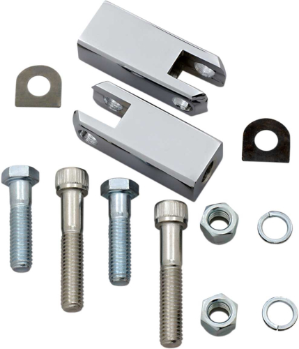 Drag Specialties - Drag Specialties Passenger Footpeg Mount Kit - Chrome - DS-252990