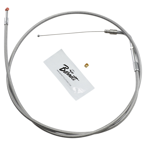 Barnett - Barnett Stainless Clear-Coated Throttle Cable (+6in.) - 102-30-30016-06
