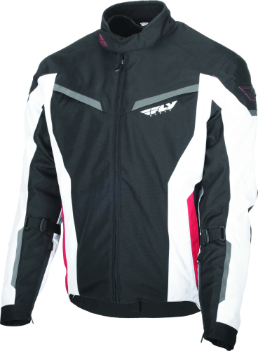 Fly Racing - Fly Racing Strata Jacket - 477-2101-3 - Black/White/Red - Medium
