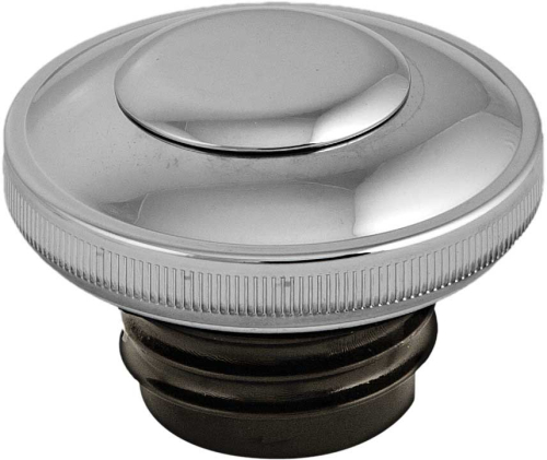 HardDrive - HardDrive Screw in with Lock and Cover Vented Gas Cap - Chrome - 03-0318A-A