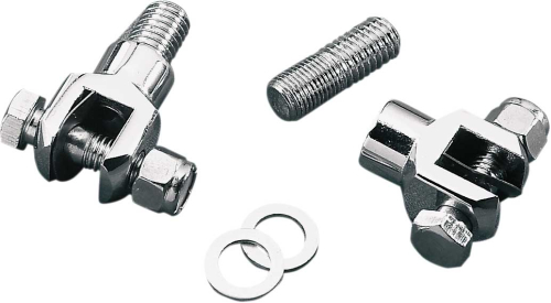 Drag Specialties - Drag Specialties Passenger Footpeg Relocation Kit - 72225-SC1