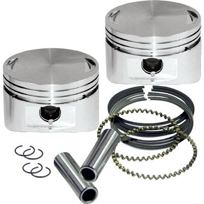 S&S Cycle - S&S Cycle Forged Piston Kit (Big Bore Flat Top) - Standard Bore 3-5/8in. - 92-1900