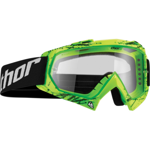Thor - Thor Enemy Splatter Youth Goggles - 2601-1739 - Splatter Green/Clear Lens