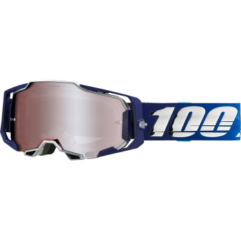 100% - 100% Amega Novel Goggles - 50003-00006 - Novel/Blue/White/Hiper Silver Flash Lens - OSFM