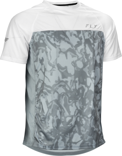 Fly Racing - Fly Racing Super D Jersey - 352-8142L - Light Gray Camo/White - Large