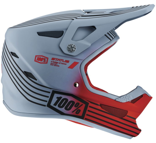 100% - 100% Status Youth Bicycle Helmet - 80011-00004 - Caltec Grey - Small