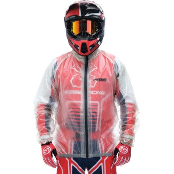 Moose Racing - Moose Racing Clear Rain Jacket - 2854-0373 - Clear - Large