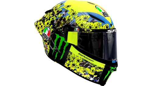 AGV - AGV Pista GP RR Limited Edition Rossi Misano 2 2021 Helmet - 216031D9MY01705 - Black/Blue/Yellow - Small
