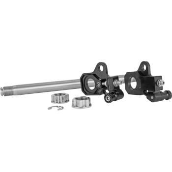Performance Machine - Performance Machine Axle Adjuster Kit - Black - 0117-0028M-B