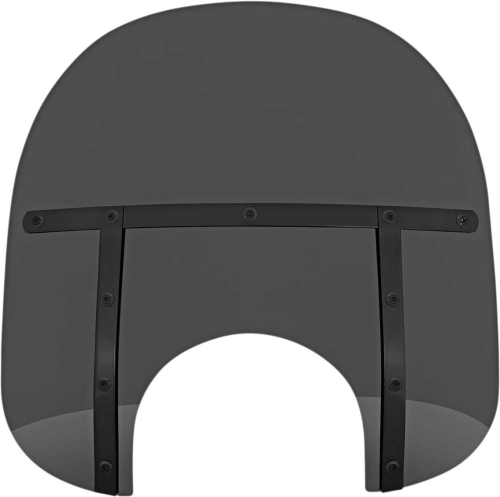 Memphis Shades - Memphis Shades Memphis Fats Windshield (9in. Cutout) - 15in. - Night Shades Dark Black Smoke - MEB35210