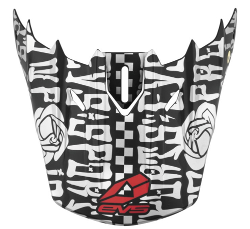 EVS - EVS Replacement Evilution Visor for T5 Helmet - Titanium - HE18T5EV-VSTTNM