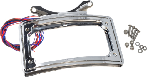 Letric Lighting Co. - Letric Lighting Co. Perfect Plate-Light for Indian - Chrome - LLC-IPPL-C