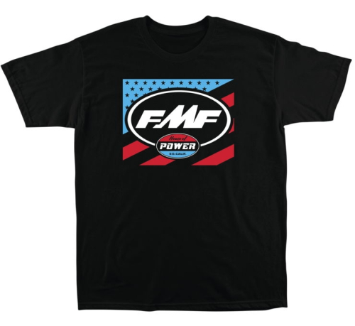FMF Racing - FMF Racing House of Freedom Tee - SP22118904-BLK-LG - Black - Large