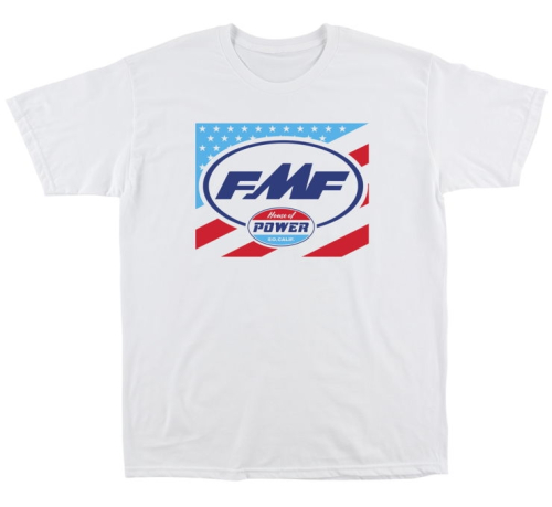 FMF Racing - FMF Racing House of Freedom Tee - SP22118904-WHT-SM - White - Small