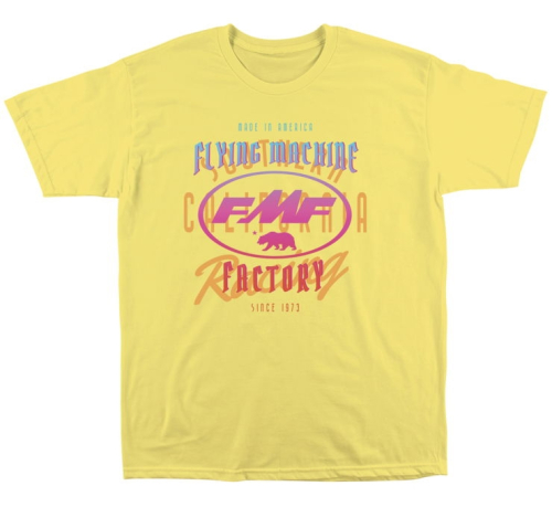 FMF Racing - FMF Racing Bear Coast Tee - SP22118908-YEL-SM - Yellow - Small