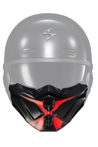 Scorpion - Scorpion X-Ray Mask for Covert X Helmets - Gloss Red - 52-730-14