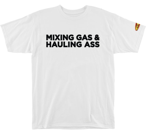 FMF Racing - FMF Racing Gass 2.0 Tee - FA21118915-WHT-LG - White - Large