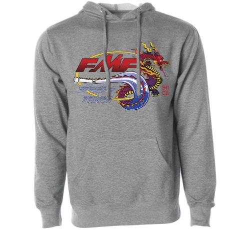 FMF Racing - FMF Racing Fire Starter Hoody - FA21121901-GHR-2XL - Gray Heather - 2XL