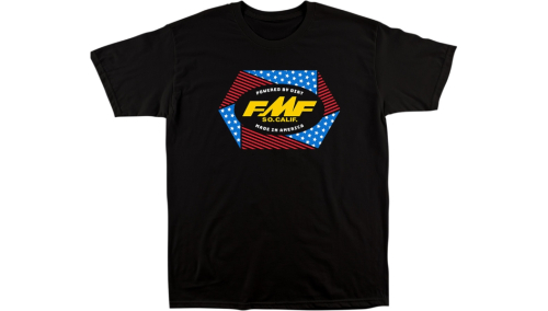 FMF Racing - FMF Racing Geometry T-Shirt - SU21118901BK2X - Black - 2XL