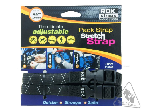 ROK Straps - ROK Straps Pack Strap - Black/Reflective - ROK10358