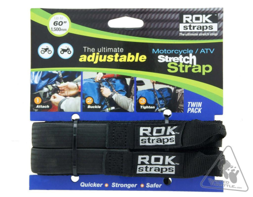 ROK Straps - ROK Straps Motorcycle Strap - Black - ROK10025