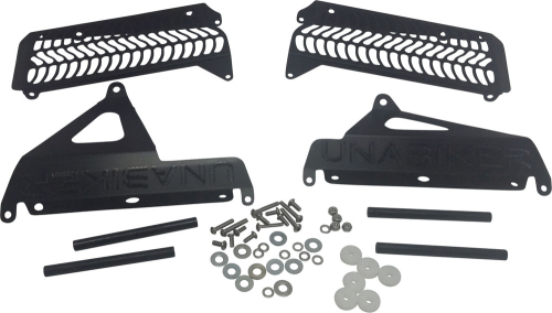 Unabiker - Unabiker Radiator Guards - Black - YWR250RX-K