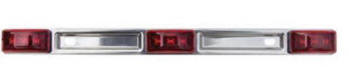 Optronics Inc - Optronics Inc Stainless Steel LED Identification Light Bar - MCL-97RK