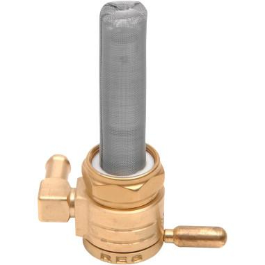 Golan Inc - Golan Inc Click-Slick Petcock - 3/8in. NPT - Backward Facing - Raw Brass - 75-516B-BS