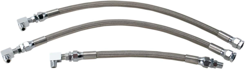 Drag Specialties - Drag Specialties Stainless Steel Braided Oil Line Kit - 606100