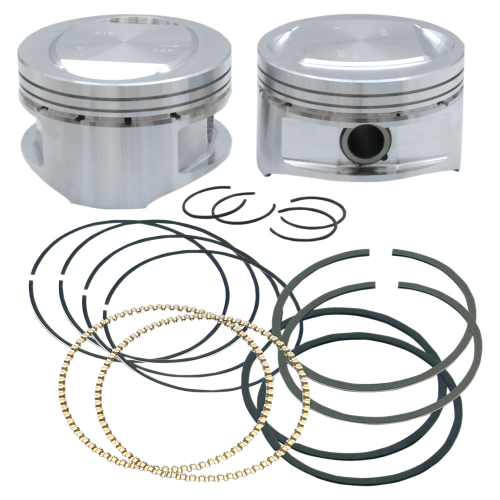 S&S Cycle - S&S Cycle Forged Piston Kit for 95ci. Big Bore Kit - Standard Bore 3 7/8in. - .010in. Oversized - 92-1201