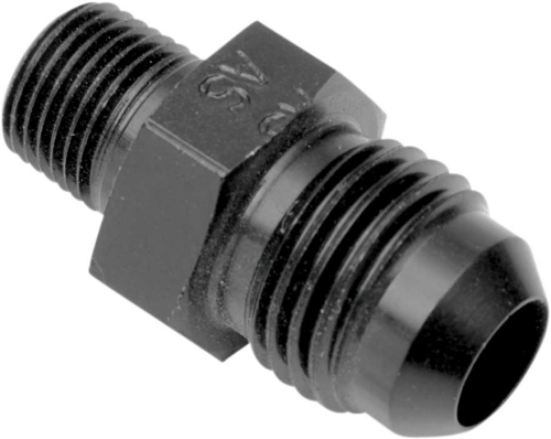 Goodridge - Goodridge Straight -6 to 1/4in. NPT Male Hose Adapter - Black - AN816-06DBK
