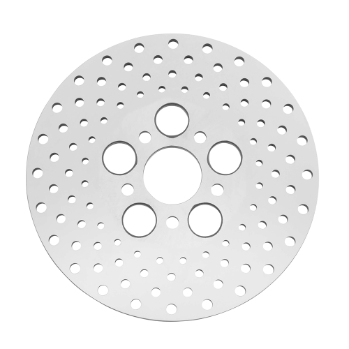 Bikers Choice - Bikers Choice Drilled Stainless Brake Rotors - 619918