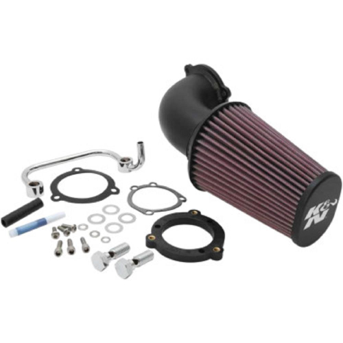K&N Engineering - K&N Engineering Aircharger Performance Intake System - Textured Black - 57-1126