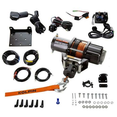 Kolpin - Kolpin Synthetic Quick Mount Winch - 4500lbs. - 26-1050