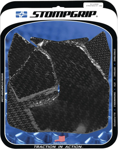 Stompgrip - Stompgrip Icon Tank Kits - Black - 55-14-0092B