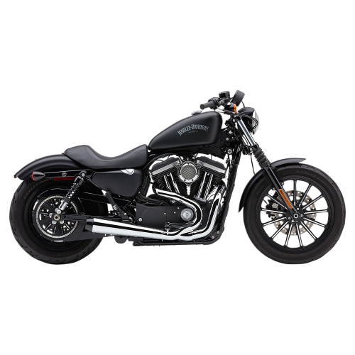 Cobra - Cobra El Diablo 4in. 2-Into-1 Exhaust System - Chrome - 6472