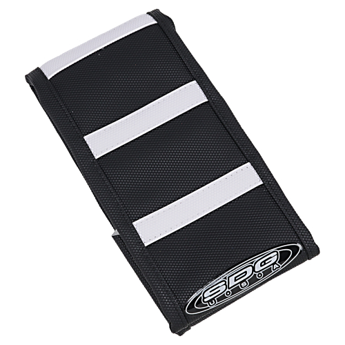 SDG - SDG 6-Rib Gripper Seat Cover - Black Cover/White Ribs - 95943WK