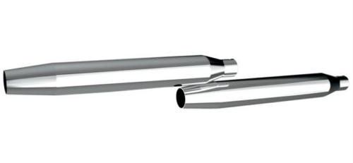 Khrome Werks - Khrome Werks 3in. HP-Plus Slip-On Mufflers - Tapered - Chrome - 202480