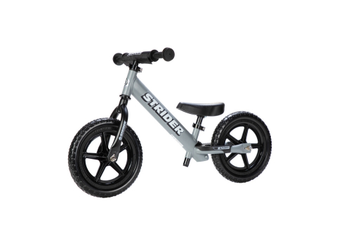 Strider - Strider Balance 12 Sport Bike with Strider Logo - Matte Gray - ST-S4MG