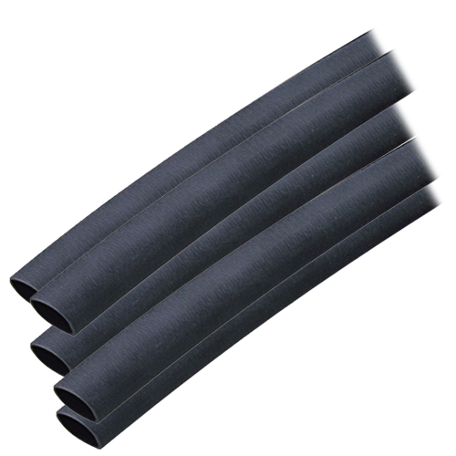 Ancor - Ancor Adhesive Lined Heat Shrink Tubing (ALT) - 3/8" x 12" - 5-Pack - Black