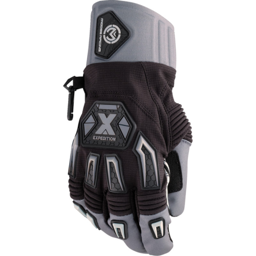 Moose Racing - Moose Racing Expedition Gloves - 3330-7922 - Black/Gray - Medium