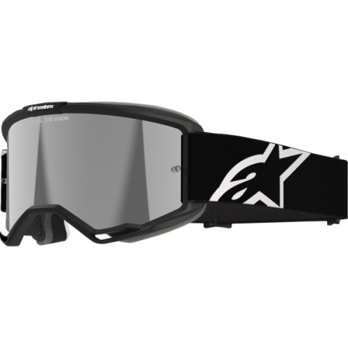 Alpinestars - Alpinestars Vision 5 Corp Goggles - 5101825-1456 - Black/Silver Mirror Lens - OSFM